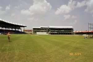 The old Kensington Oval, Barbados