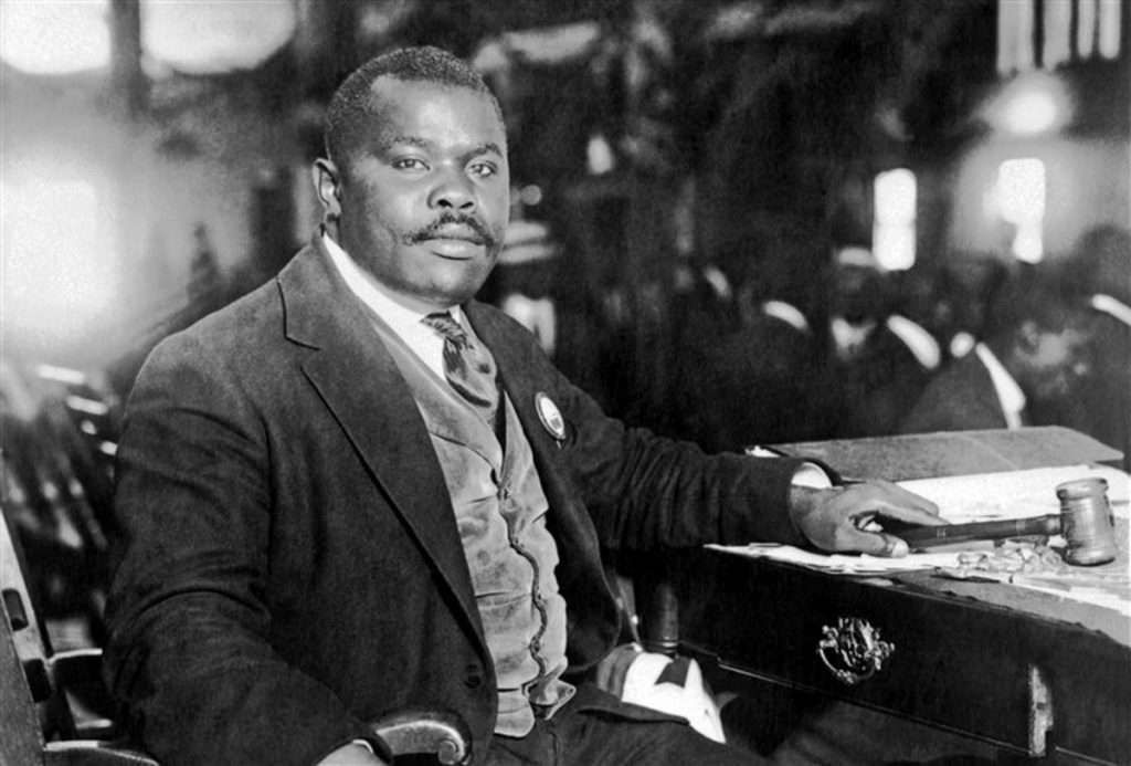 Marcus Garvey presiding at the 1922 UNIA convention