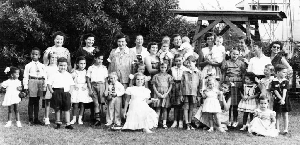 Children of the Barbados Ashkenazi Jewish Community circa1954