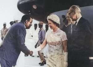 Queen Elizabeth II visit to Barbados February 1966